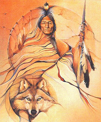 Chef Indien et son loup